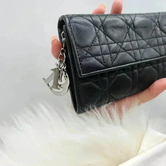 Dior  Lambskin Cannage Long Wallet - Picture 4 of 16